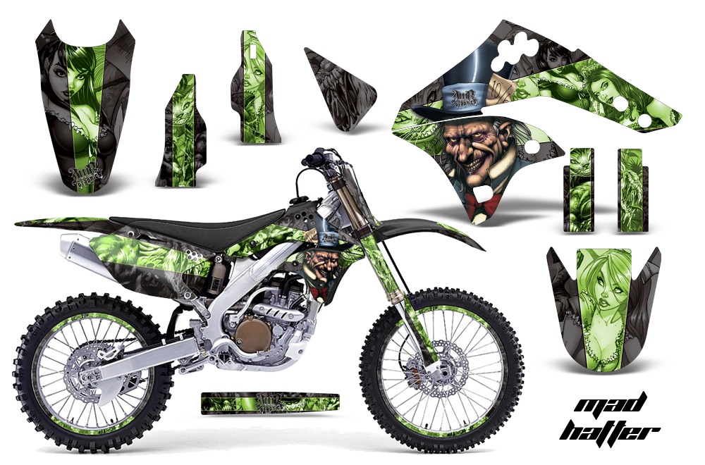 Kawasaki KX250F 06-08 Graphics Kit MH BG NPs